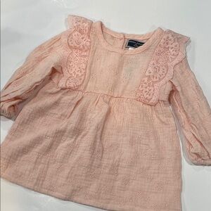 French Connection Pink Lace Kids Dress